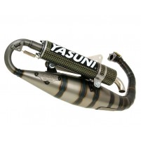 Výfuk Yasuni Carrera 16  pro Minarelli vertikalní (žlutý carbon)