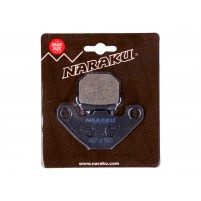 Brzdové destičky Naraku organické pro Aprilia, Hyosung, Peugeot, Derbi, Piaggio, TGB