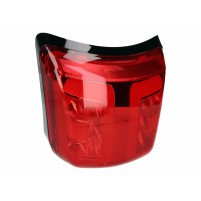 Zadní LED světlo Power1 s černým lesklým rámečkem pro Vespa GTS