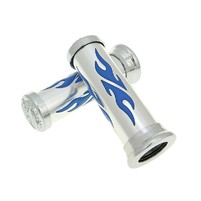 Rukojeti set Custom Flame chrom modré