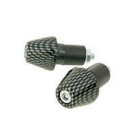 Koncovka řidítek 17,5 mm - vzhled karbon