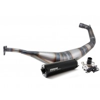 Tlumič výfuku VOCA Warrior 50/70cc černý pro Derbi EBE, EBS, D50B