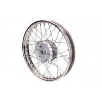Ráfek 1,60 x 16 palců z nerezové oceli pro Simson KR51 / 1, KR51 / 2 Schwalbe, S50, S51, S53, S70, S83, SR4-1 Spatz, SR4-2 Star, SR4-3 Sperber, SR4-4