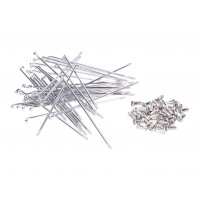Sada chromovaných drátů do kola 16 palců 143,5 mm s niplem M3,5 pro Simson S50, S51, S53, S83, Schwalbe, Sperber, Habicht -vyrobeno v Německu