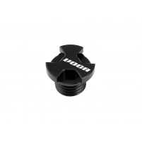 Plnicí zátka oleje VOCA CNC černá pro Minarelli AM, Generic, KSR-Moto, Keeway, Motobi, Ride, 1E40MA, 1E40MB