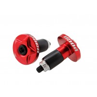 Koncovka řidítek VOCA CNC 14mm - červený