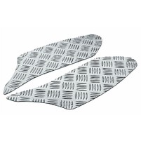 Podlaha Opticparts DF checkered aluminium pro Aprilia Habana, Mojito