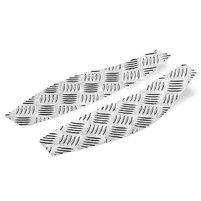 Podlaha Opticparts DF checkered aluminium pro Gilera Runner (08/05-)