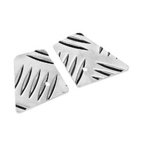 Podlaha Opticparts DF checkered aluminium pro Aerox, Nitro