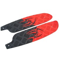 Podlaha Opticparts DF Style 16 červeno černá aluminium pro Jetforce