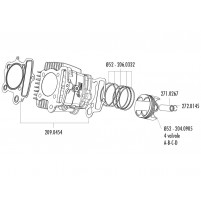 Pístní čep Polini 13x38mm pro Honda XR 50, Polini XP4T 50, XP4T 110