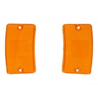 Sada předních sklíček blinkrů pro Vespa PK 50, 125, Vespa N, Vespa V