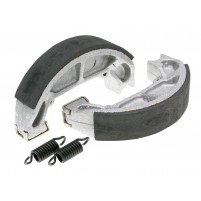 Sada brzdových čelistí Polini 100x20mm včetně pružin pro bubnovou brzdu s drážkou pro Piaggio Quartz, Zip Base 50, Sfera 50/80
