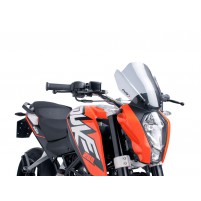Kouřové plexisklo nové generace pro KTM Duke 125, 200, 390 11-16