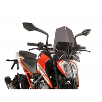 Plexisklo Puig nové generace Sport silně tónovaný pro KTM Duke 125, 200, 390 17-