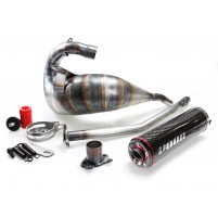 Výfuk VOCA Cross Carbon 80 / 90cc pro Derbi EBE, EBS, D50B Enduro, Supermoto