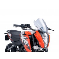 Plexisklo nové generace čiré pro KTM Duke 125, 200, 390 11-16