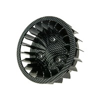 Ventilátor karbonový vzhled pro Minarelli horizontální, Keeway, CPI, 1E40QMB