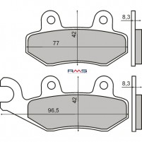 Brzdové destičky pro Peugeot Geopolis-Satelis 125-250 ccm