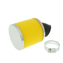 Vzduchový filtr 28mm/35mm 45° žlutý