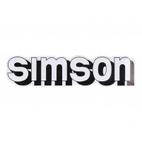 OEM samolepka Simson bílo-černá