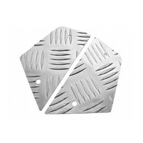 Podlaha Opticparts DF checkered aluminium pro Peugeot New Vivacity (08-)