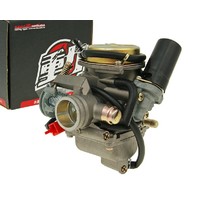 Karburátor Naraku Tuning - 24 mm (řízený membránou) pro 4taktní 139QMB GY6, Aprilia / Piaggio Mojito, Hexagon, Liberty, Sfera 125-150ccm 4T