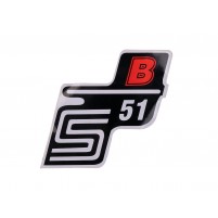 Samolepka S51 B červená