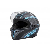 Helma Speeds Integral Evolution III černá, titan, modrá matná - velikost XXL (63-64cm)