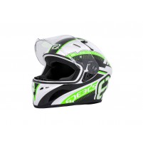 Integrální přilba Speeds Integral Evolution III bílá, černá, zelená - velikost XXL (63-64cm)