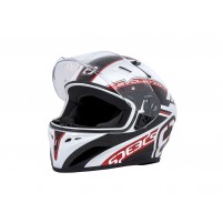 Integrální přilba Speeds Integral Evolution III bílá, černá, červená - velikost XXL (63-64cm)