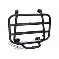 Černý skládací přední nosič pro Vespa PX, LML  (142800071)