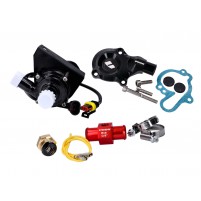 Sada vodního čerpadla kompletní VOCA Racing černá pro Minarelli AM, Generic, KSR-Moto, Keeway, Motobi, Ride, CPI, 1E40MA 1E40MB