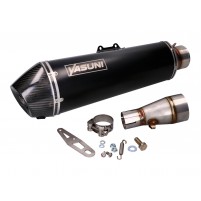 Výfuk Yasuni Scooter 4 Black Edition pro Kymco Xciting 400i ABS SK80AB