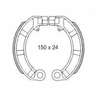 Zadní brzdové čelisti pro Vespa PX125-150-200E / PK50 / VESPA 150-GL-SPRINT  647377