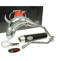 Výfuk Turbo Kit Bufanda RQ chromovaný s homologací pro Derbi Senda DRD 2006-
