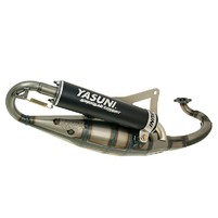 Výfuk Yasuni Scooter R black E-marked pro Peugeot horizontální, Derbi