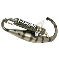 Výfuk Yasuni Scooter R yellow carbon E-marked pro Minarelli vertikální