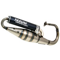Výfuk Yasuni Scooter Z black E-marked pro Peugeot vertikální