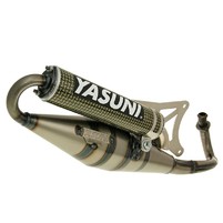 Výfuk Yasuni Scooter Z yellow carbon fiber E-marked pro Piaggio