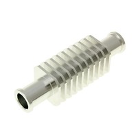 Chladič hliníkový stříbrný (30x103mm) 17 mm hadice