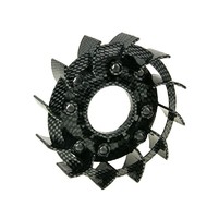 Ventilátor Naraku Racing karbonový vzhled pro Kymco, Baotian, GY6 50, 139QMB