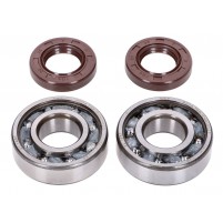 Sada ložisek klikového hřídele Naraku SKF, FKM Premium C4 Polyamid pro Derbi EBE, EBS, D50B