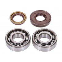 Sada ložisek klikového hřídele Naraku SKF, FKM Premium C4 kovová klec pro Minarelli horizontální, vertikální, AC, LC (CW, MA, MY, CA, CY)